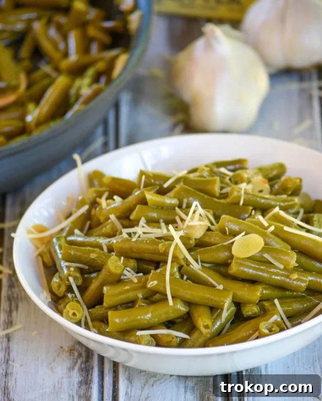 From Pantry to Plate: Easy Canned Green Bean Ideas 5 Garlic Parmesan Canned Green Beans for easy canned green beans recipes