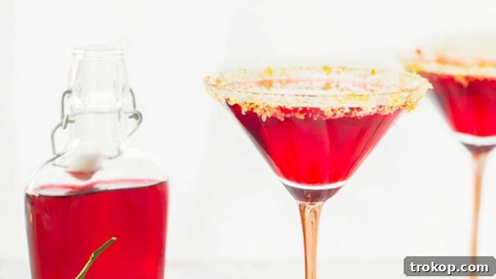 Cranberry Sidecar Cocktail