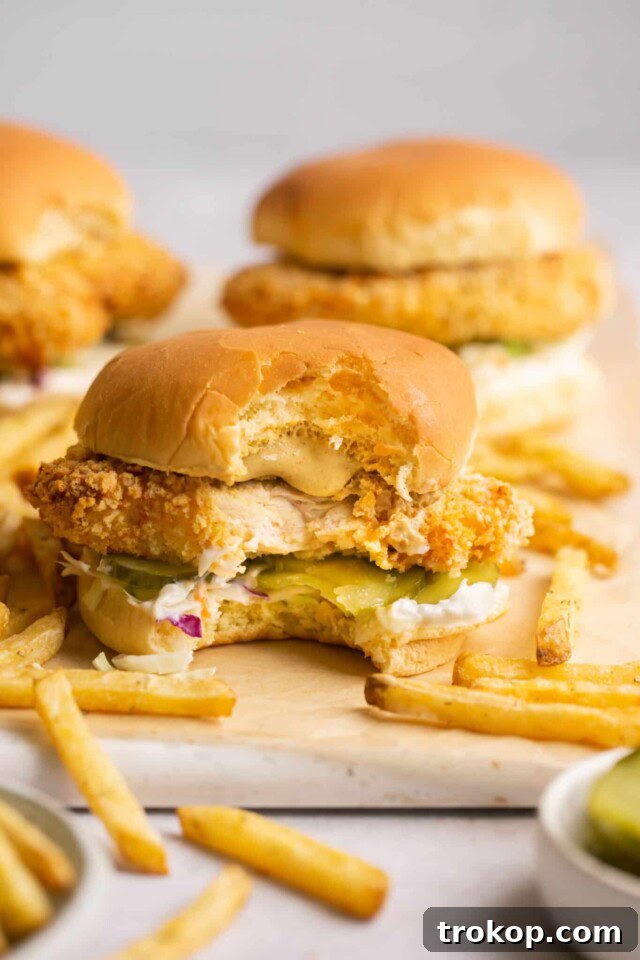 Crispy Air Fryer Chicken Sandwich, a quick and delicious meal
