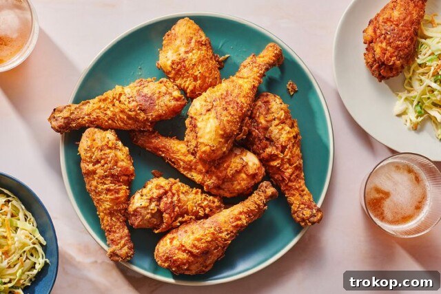 Crispy Fried Chicken Drumsticks, a classic comfort food