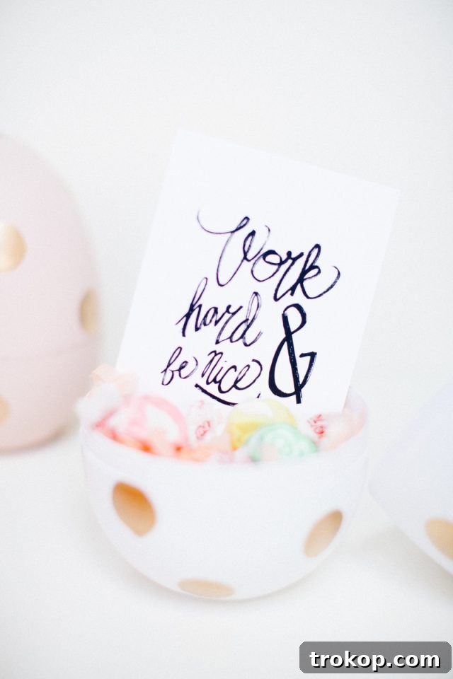 Inspiring Handmade Easter Basket Creations 19 jumbo DIY easter egg favors | sugarandcloth.com