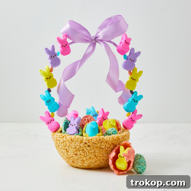 Inspiring Handmade Easter Basket Creations 3 Edible Basket Using PEEPS®