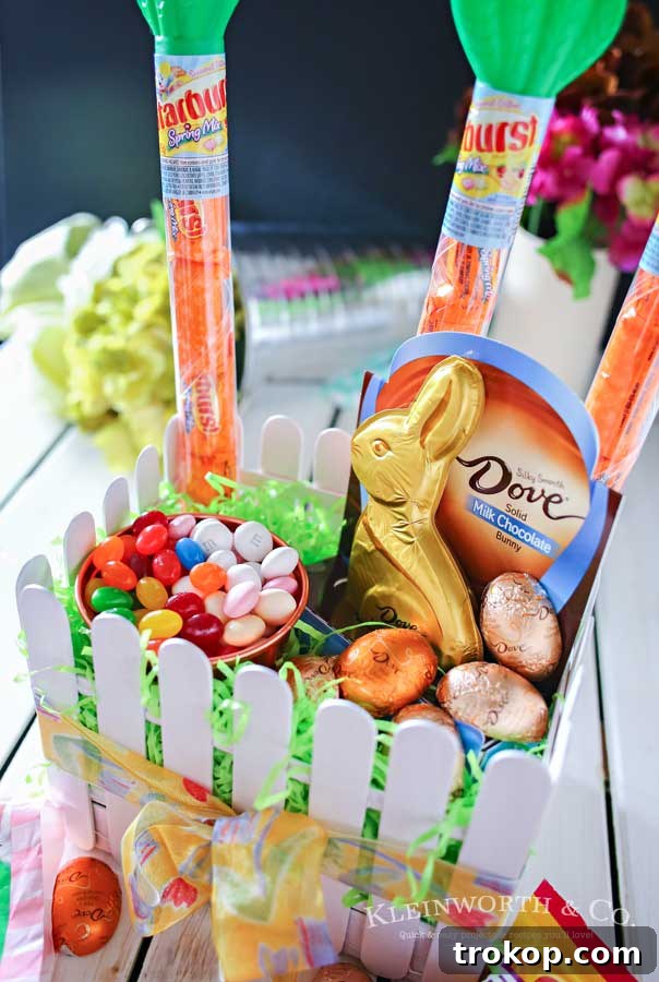 Inspiring Handmade Easter Basket Creations 21 Picket Fence DIY Easter Basket