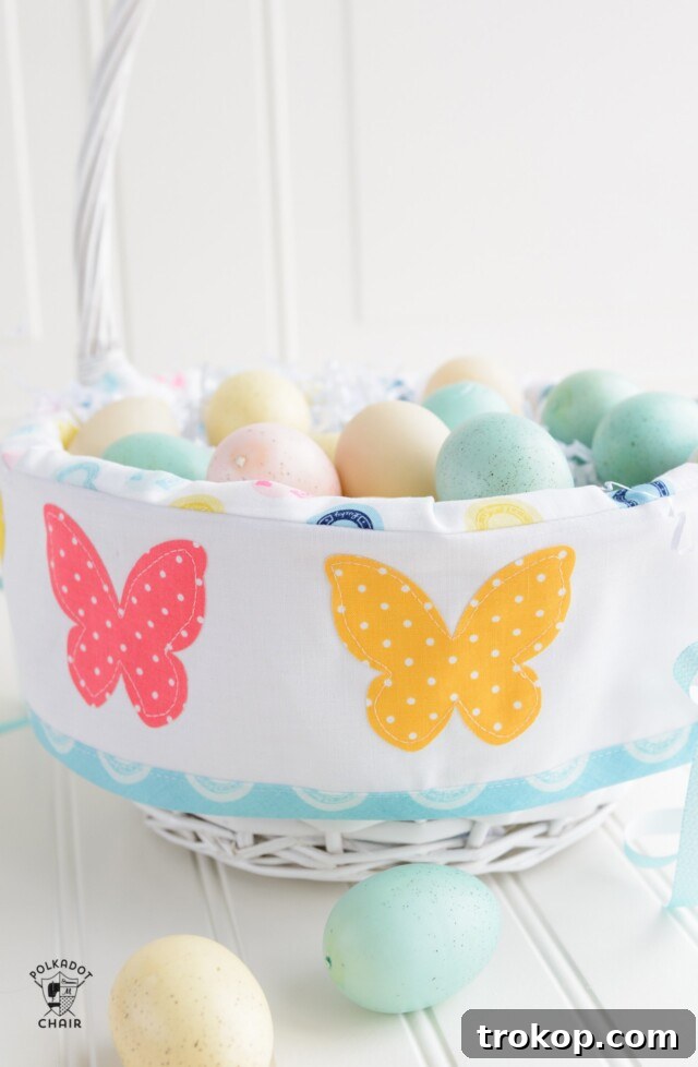 Inspiring Handmade Easter Basket Creations 24 How to Make a Basket Liner