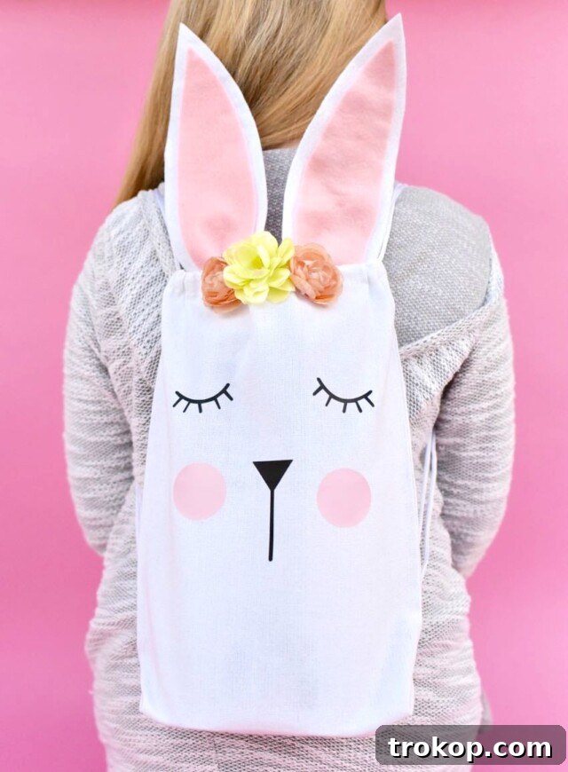 Inspiring Handmade Easter Basket Creations 8 Easter Bunny Bag