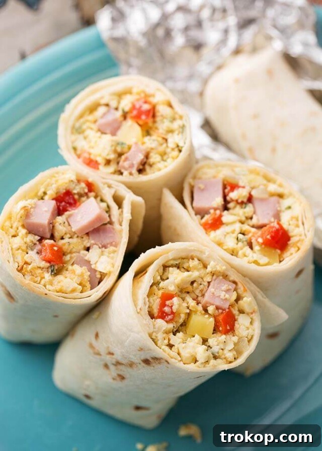 Instant Pot Breakfast Burritos - Customizable Make-Ahead Meal
