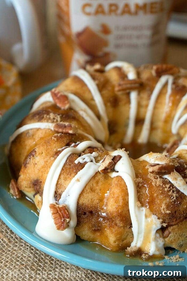 Delicious Instant Pot Coffee Cake Recipe with Caramel Apple and Pecan