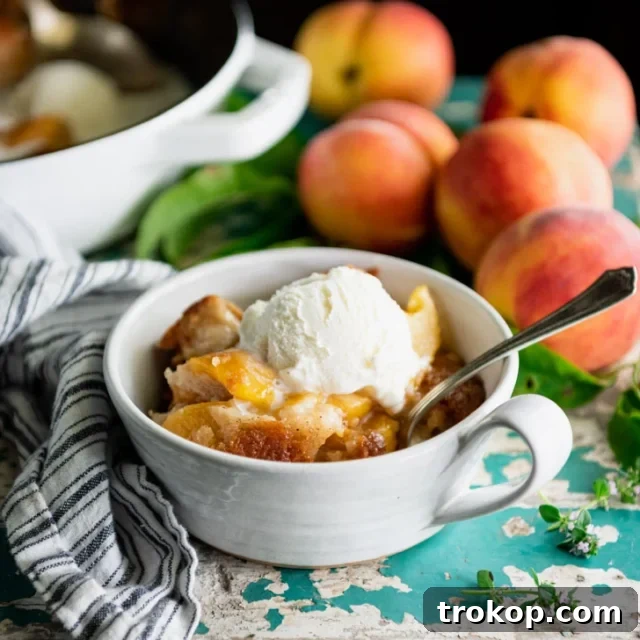 Easy Bisquick Peach Cobbler recipe