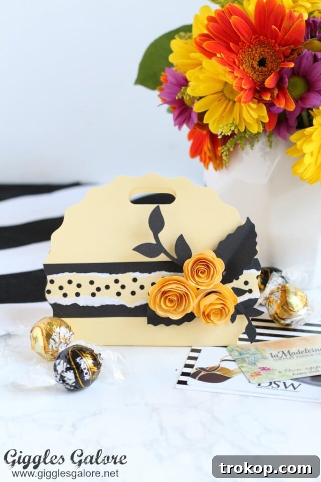 handmade Mother’s Day gift card holder