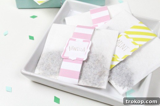 DIY mother's day bath sachets