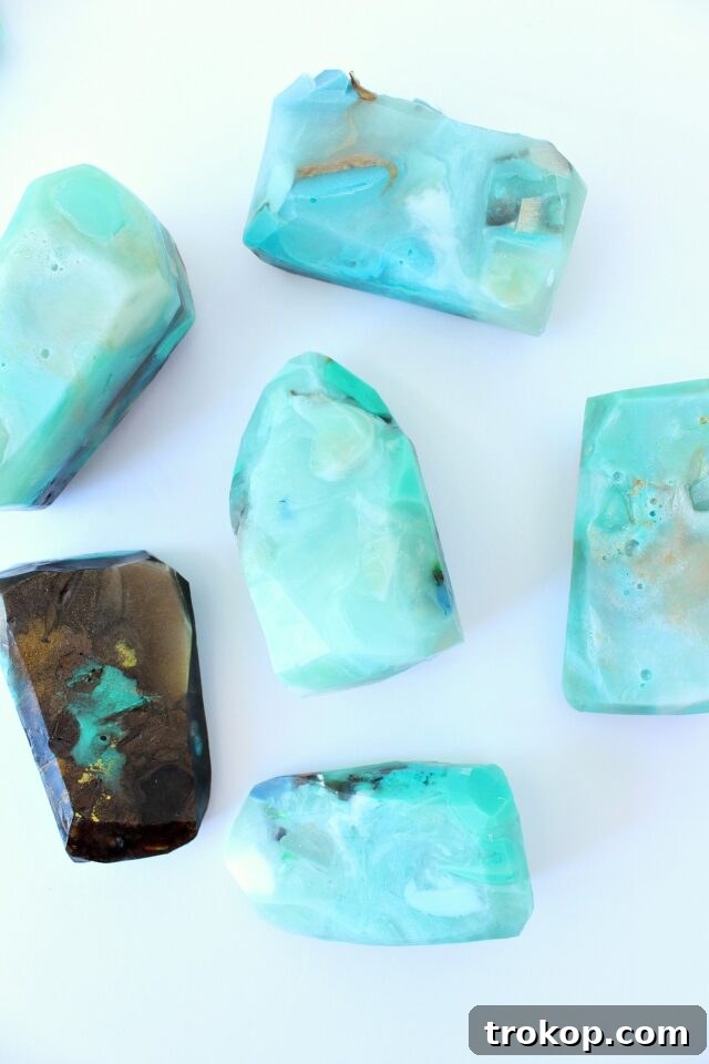 homemade Gemstone Soap