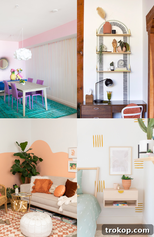 Handmade Easy Wall Painting Ideas to refresh your home decor