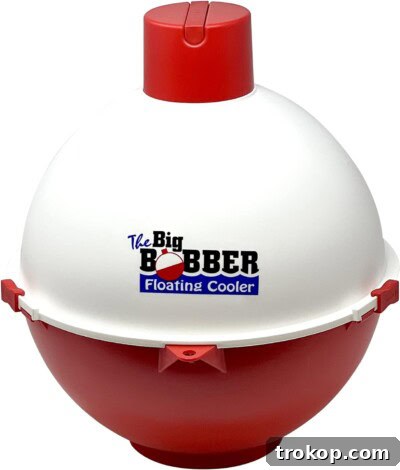 Make Dad Laugh Out Loud: Hilarious Father's Day Gift Ideas 13 The Big Bobber Floating Cooler, perfect for keeping drinks cold at the lake or pool.