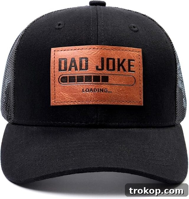 Make Dad Laugh Out Loud: Hilarious Father's Day Gift Ideas 17 Dad Joke Loading Hat, Dad Jokes Hat for Dad Papa Birthday Fathers Day, Funny Dad Jokes Fathers Day Baseball Cap