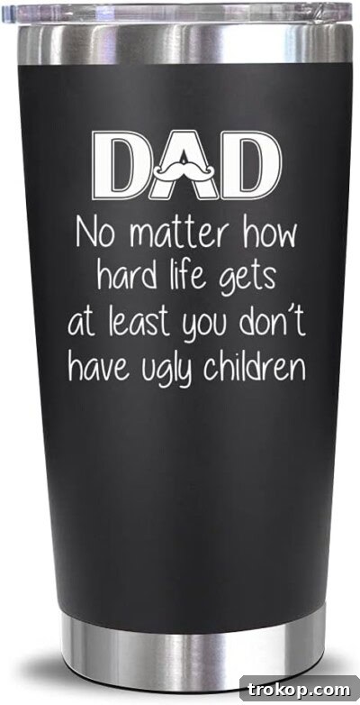 Make Dad Laugh Out Loud: Hilarious Father's Day Gift Ideas 26 NewEleven Gifts For Dad - Birthday Gifts For Dad From Daughter, Son, Kids - Husband Gifts - Unique Birthday Present Ideas For Father, Husband, New Dad, Bonus Dad From Daughter, Son - 20 Oz Tumbler