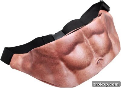 Make Dad Laugh Out Loud: Hilarious Father's Day Gift Ideas 32 Belly Fanny Pack Funny White Elephant Gifts for Adults Gag gifts Christmas Gifts for Men Women Gift Exchange,Dad Bag Fake Beer Belly Waist Pack Unisex Waist Bag