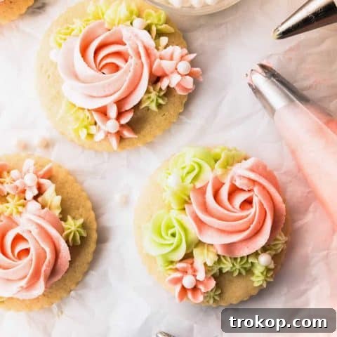 The Italian Meringue Buttercream Frosting by sugar and cloth