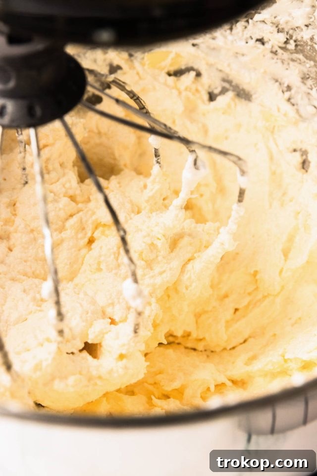 Silky Smooth Italian Meringue Buttercream Frosting 10 Perfectly light and fluffy Italian Meringue Buttercream frosting in a stand mixer bowl.