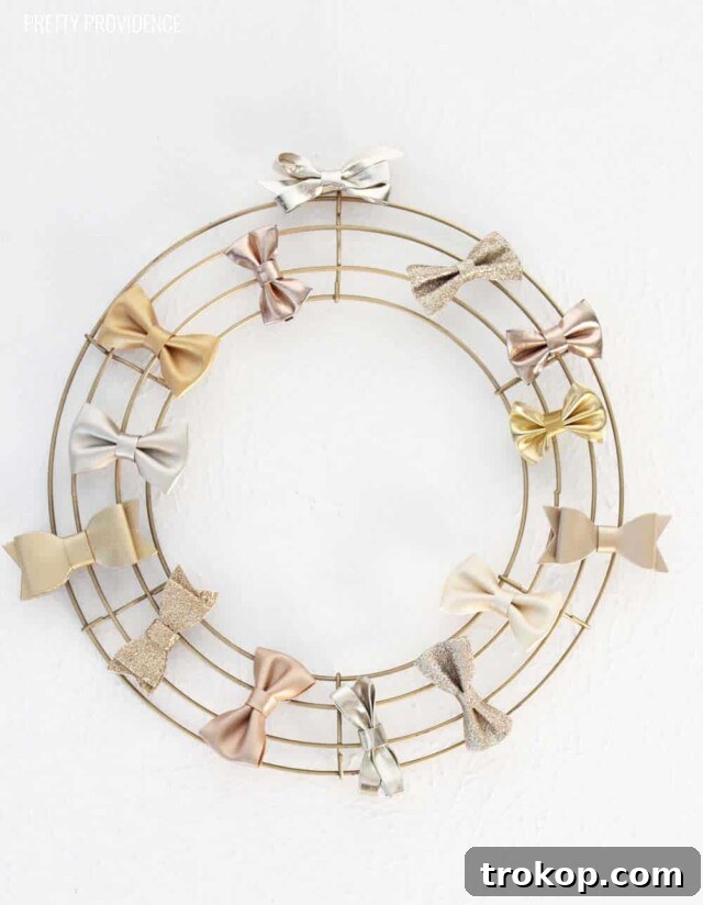 12 Stylish and Clever DIY Hair Bow Organizers 5 DIY Wreath Hair Bow Organizer made from a repurposed wreath
