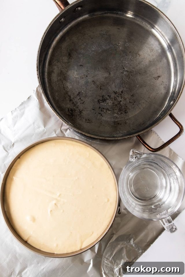 The Ultimate Water Bath for Silky Smooth Cheesecake 5 tools needed for the Cheesecake Water Bath