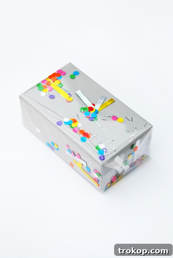Shake It Confetti Wrap