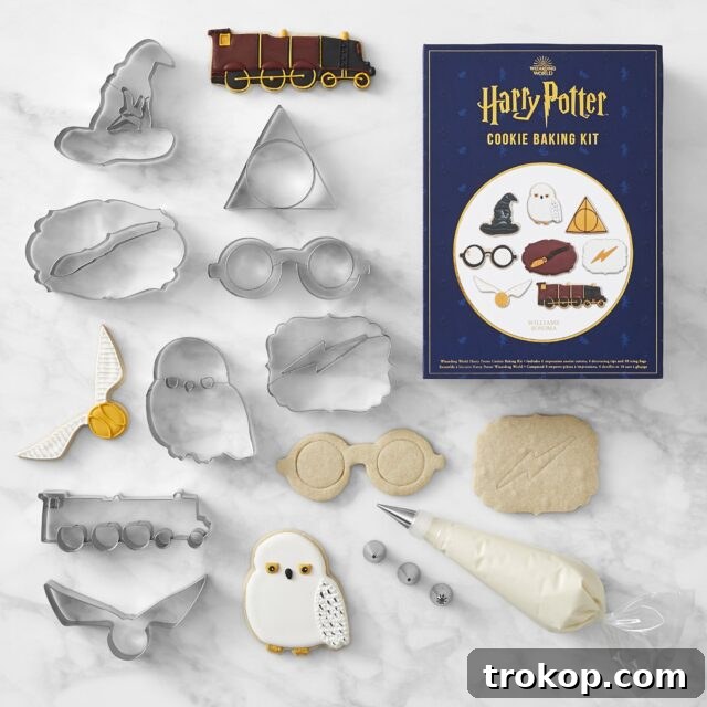 Harry Potter Gifts Every Fan Will Adore 15 Harry Potter Cookie Cutter Set, 26-piece kit for baking enthusiasts.