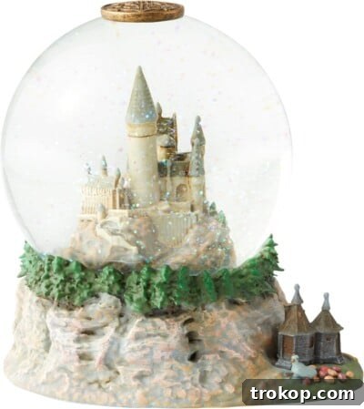 Harry Potter Gifts Every Fan Will Adore 19 Harry Potter Hogwarts Snow Globe, hand-painted with Hagrid's Hut.