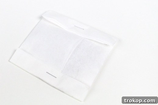 Mother's Day Spa Day: Homemade Bath Sachet Gift 5 Folding the Coffee Filter