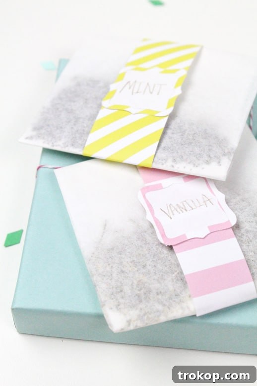 Mother's Day Spa Day: Homemade Bath Sachet Gift 10 Bath Sachet with Matching Card