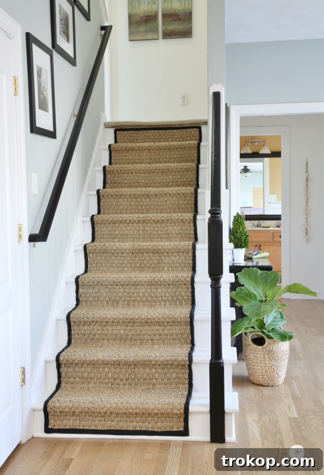 photo of a staircase makeover