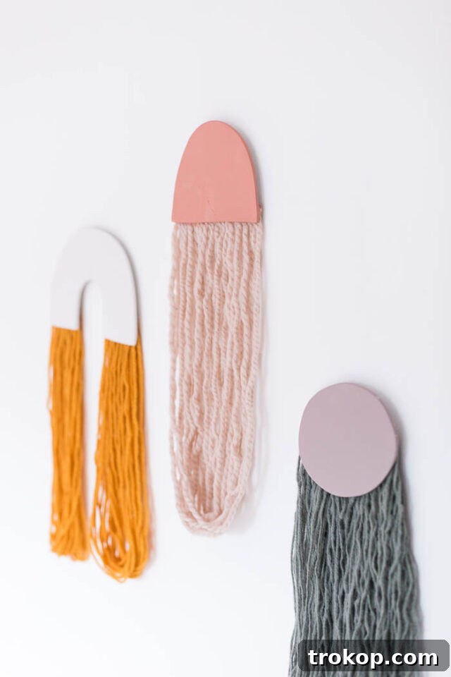 Crafting with Air Dry Clay 30 Ideas for Kids and Grown Ups 17 Yarn & Clay Wall Hanging, combining different craft elements.
