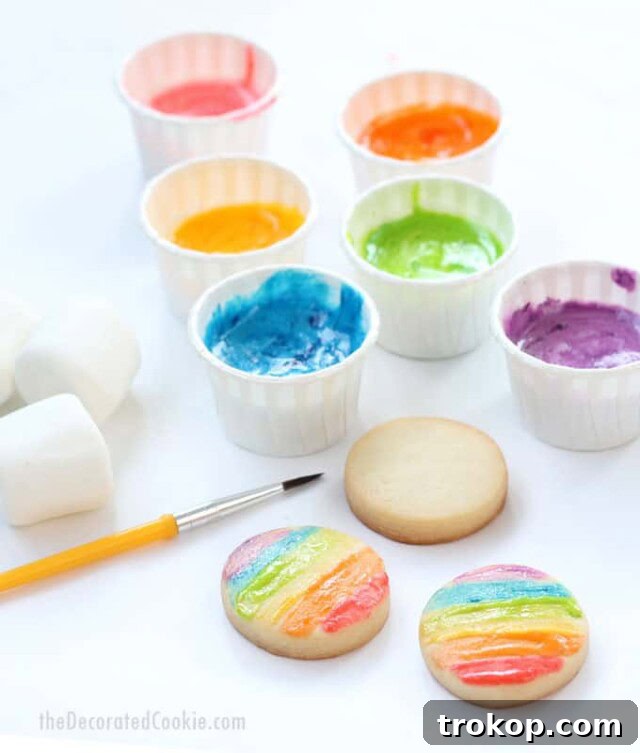 28 Ingenious and Effortless Marshmallow Treats 13 Edible marshmallow paint for recipes with marshmallows