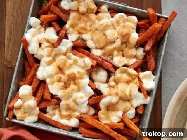 28 Ingenious and Effortless Marshmallow Treats 16 Sweet Potato Poutine Recipe