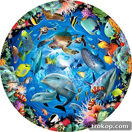 Round Table Puzzles – The Ideal Jigsaw Puzzles for Groups of 2 or More (500 & 1000–Piece Designs) – Ocean View (500 Pieces) Round Table Puzzles – The Ideal Jigsaw Puzzles for Groups of 2 or More (500 & 1000–Piece Designs) – Ocean View (500 Pieces)