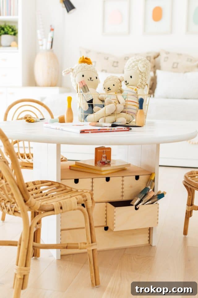 17 Playroom Gems: Fun and Adorable Ideas for Kids 11 DIY Ikea Kids Table