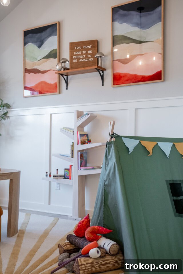 17 Playroom Gems: Fun and Adorable Ideas for Kids 13 Kids Playroom with Play Tent