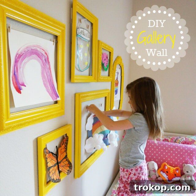 17 Playroom Gems: Fun and Adorable Ideas for Kids 15 DIY gallery wall idea for kids playroom idea