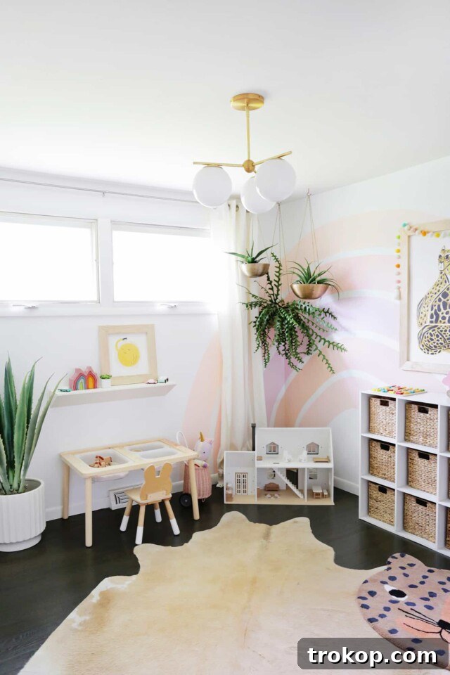 17 Playroom Gems: Fun and Adorable Ideas for Kids 7 Rainbow Playroom