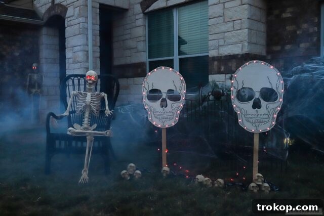 Halloween Skull Yard Signs