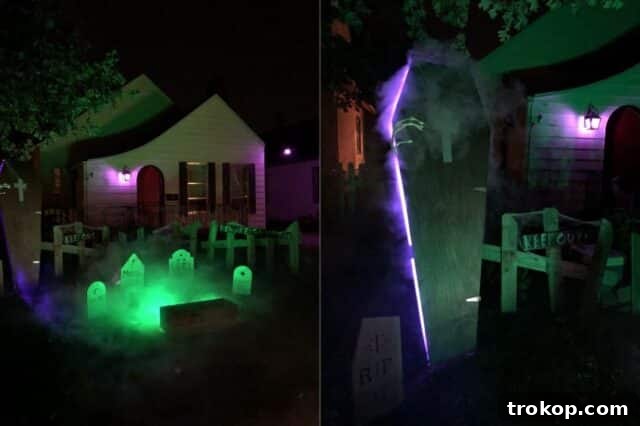 How to Make a Halloween Coffin Prop Using Plywood, LED Lights and More