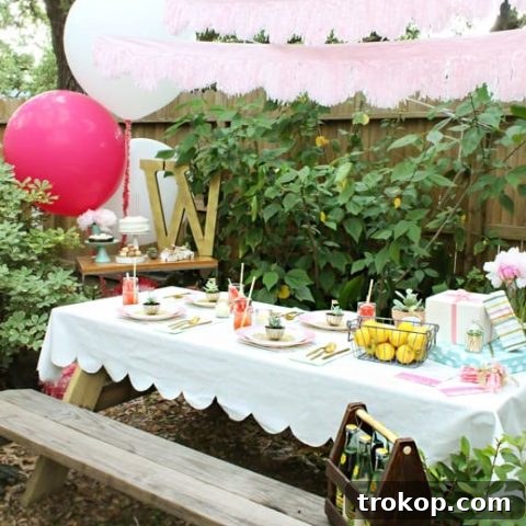 Craft Your Own Scalloped Tablecloth 6 Elegant evening dinner party setting featuring a DIY scalloped tablecloth, created by Sugar & Cloth. Perfect for Martha Stewart-inspired celebrations and sophisticated entertaining.