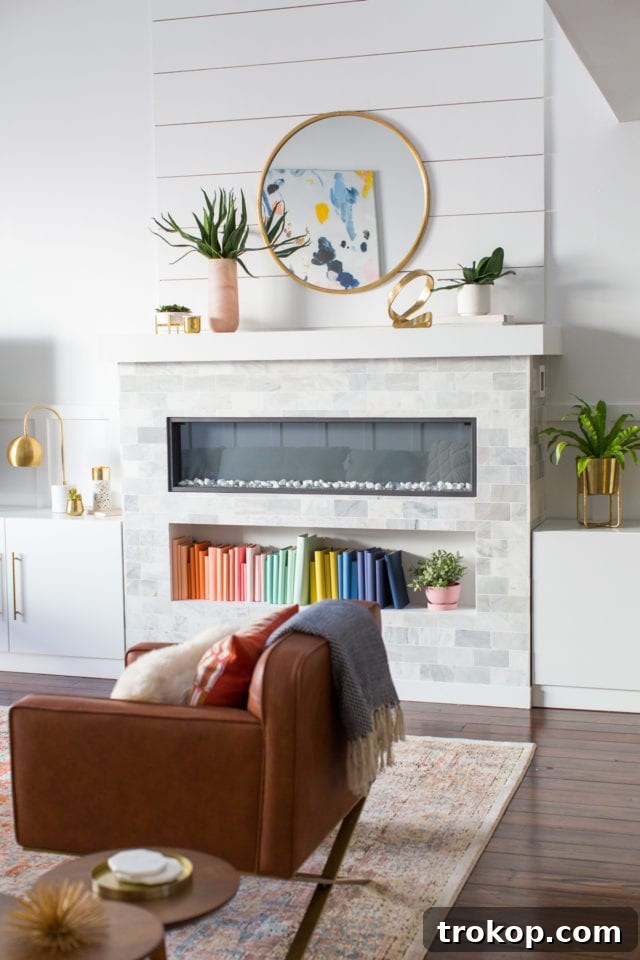 New Fireplace Installation in Living Room