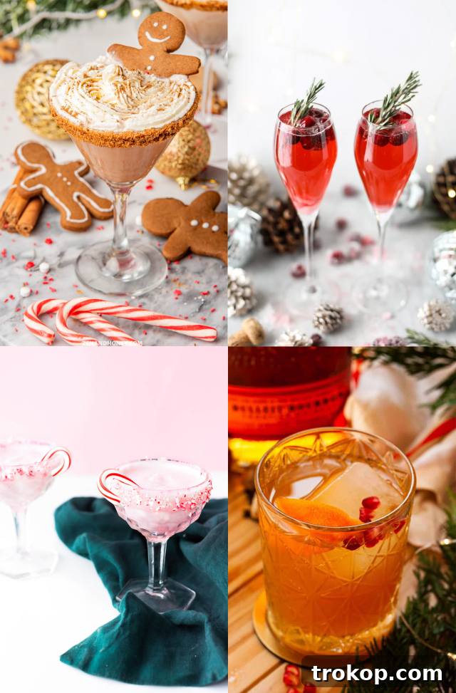 25 Easy & Festive Christmas Cocktails for Holiday Merriment - Trokop
