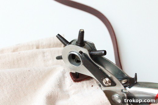 DIY Revamp Any Bag with Leather Straps - Sugar & Cloth - Houston Bloggers - DIY Accessory