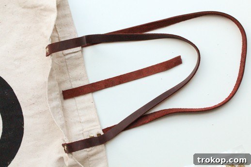 DIY Revamp Any Bag with Leather Straps - Sugar & Cloth - Houston Bloggers - DIY Accessory