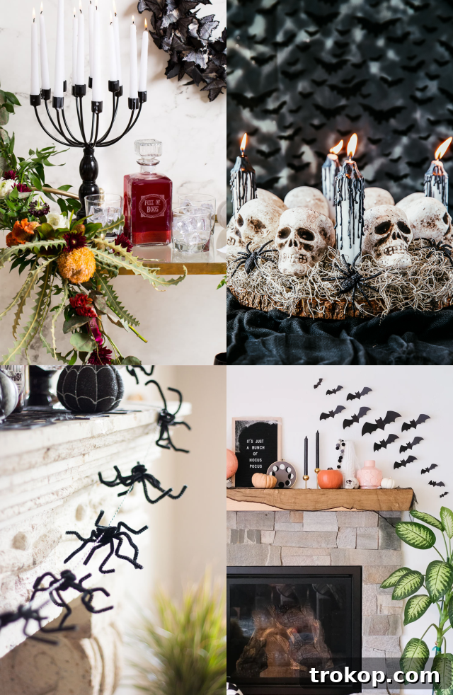Halloween Decor Ideas - A collection of creative and simple DIY decorations