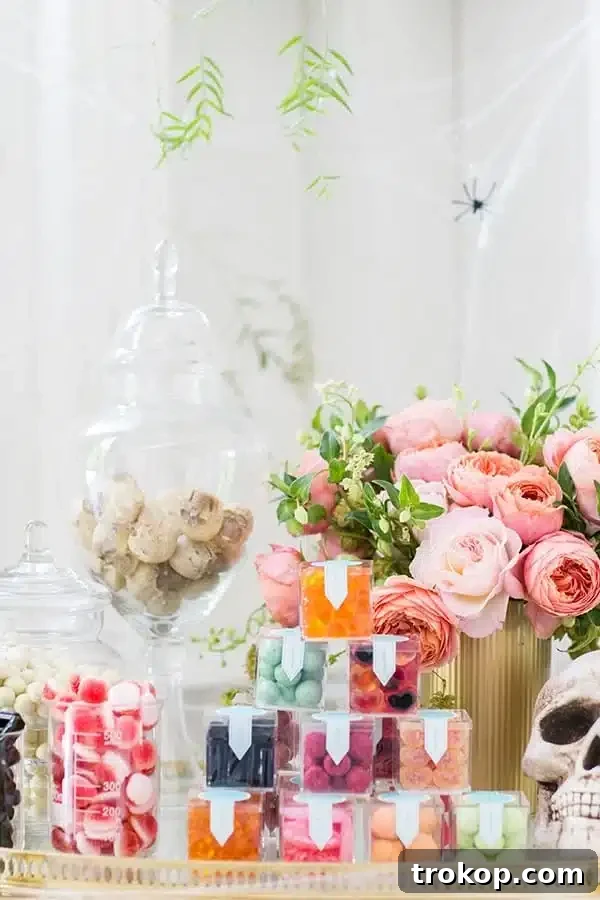 The Perfect Halloween Candy Cart