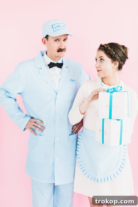 40 Ultimate Halloween Costume Ideas 5 Hipster Halloween: DIY The Grand Budapest Hotel couples costume idea - Sugar & Cloth - Mendl's