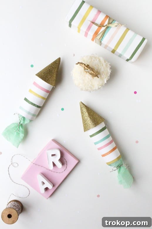 Homemade Popper Favors 9 DIY Surprise Party Poppers - Sugar & Cloth - Houston Blogger - DIY - Entertaining
