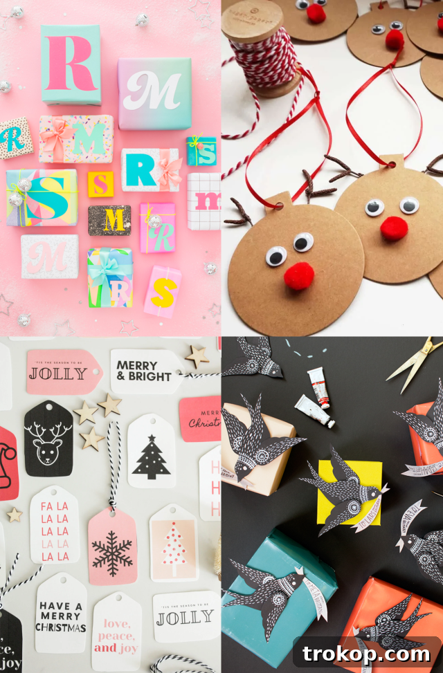 Creative DIY Christmas Gift Tags to Add a Personal Touch